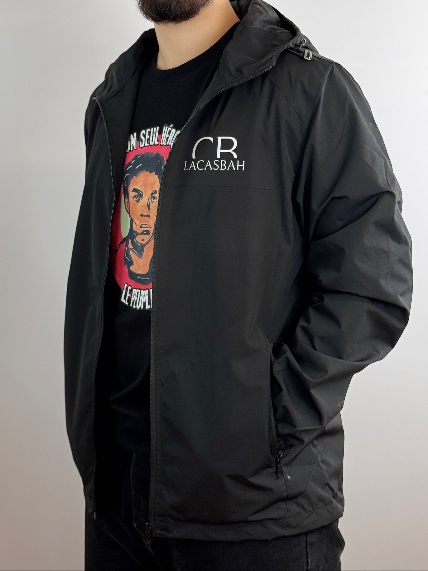 Veste imperméable "Un seul héros: le Peuple" - Ali la Pointe